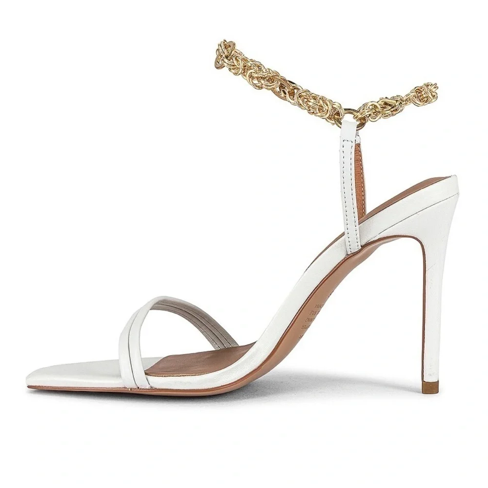 Alias Mae | Ankle Strap Heel in Ivory Size 39 NEW